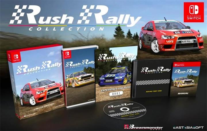 Actual product image Eastasiasoft Rush Rally Collection - Limited Edition (Switch, Switch Lite, Switch OLED, EN)