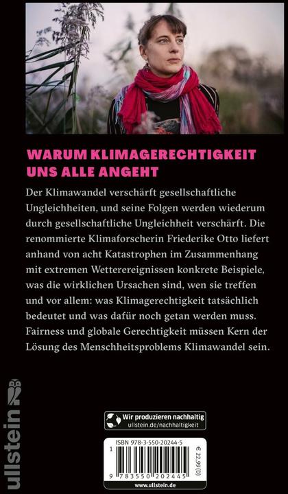 Actual product image Klimaungerechtigkeit (German, Otto, Friederike(Dr), 2023)