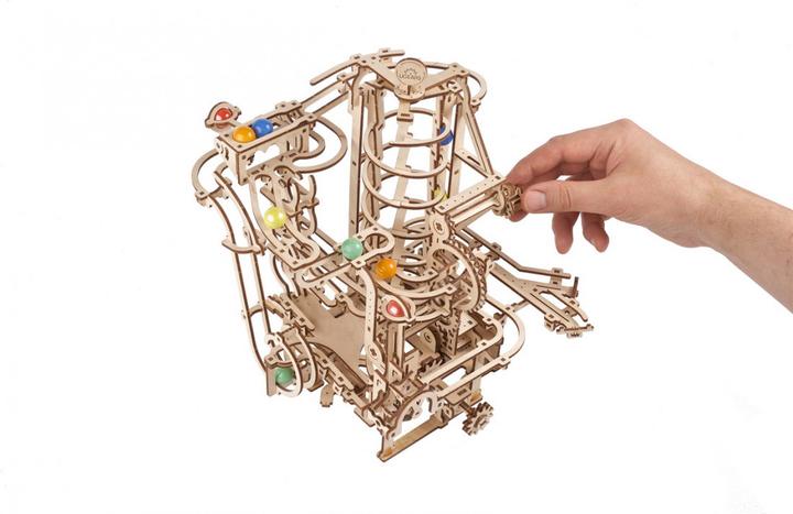 Produktbild Ugears Murmelbahn mit Spiralaufzug
