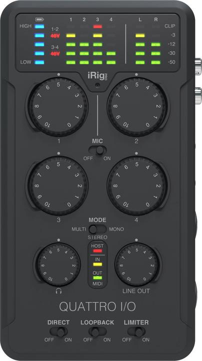 Immagine prodotto IK Multimedia iRig Pro Quattro I/O (USB)