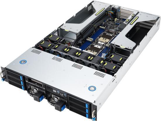Actual product image ASUS Server BAB Rack ESC4000A-E11-SKU1/2200W1+1