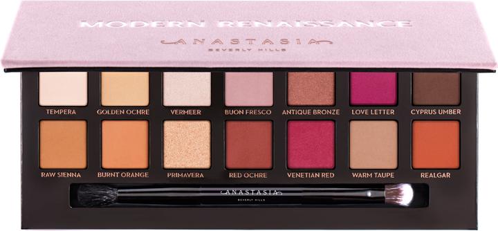 Image du produit Anastasia Beverly Hills Renaissance moderne (Ombre de Chypre, Tempera, Ocre doré, Vermeer, Buon Fresco, Bronze antique, Lettre d'amour, Realgar, Taupe chaud, Rouge vénitien, Ocre rouge, Primevère, Orange Brûlé, Sienne crue)