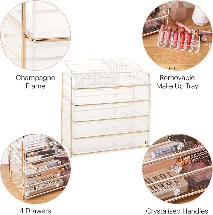 Actual product image Beautify Cosmetic Organizer 5 Tier