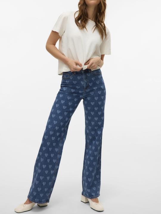 Produktbild Vero Moda VMTESSA Hohe Taille Weiter Beinschnitt Jeans Weit geschnitten (W27/L32)