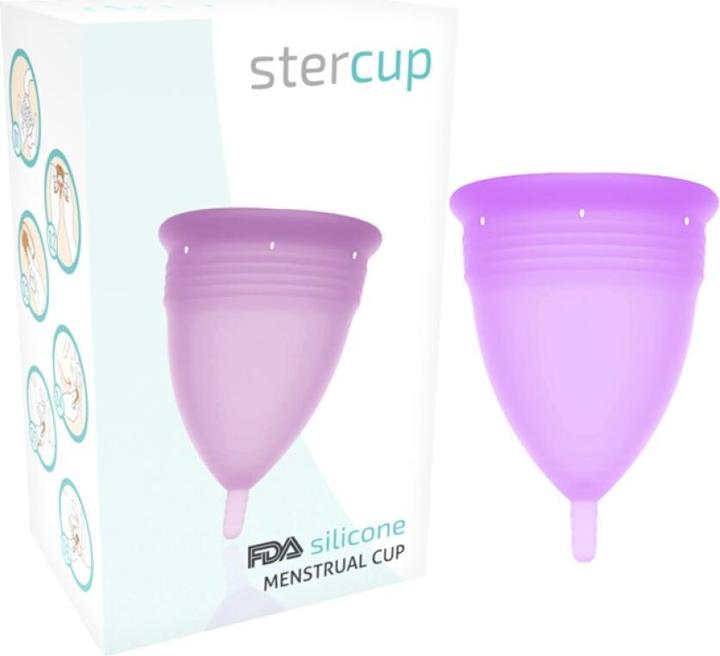 Image du produit Stercup Menstrual Cup Taille Lilas Couleur Fda Silicone (S)