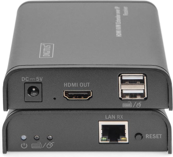 Produktbild Digitus HDMI KVM Extender 120 m via Netzwerkkabel Cat 5 5E