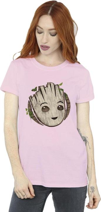 Immagine prodotto I Am Groot Wooden Head Maglietta Ampia Donna (XL)
