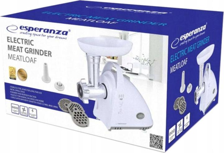 Actual product image Esperanza EKM031 Meat mincer Baltas 2000W