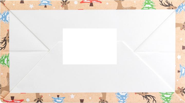 Image du produit Idena Sac cadeau Joyeux Noël multicolore 18x10x27cm (Pochette cadeau)