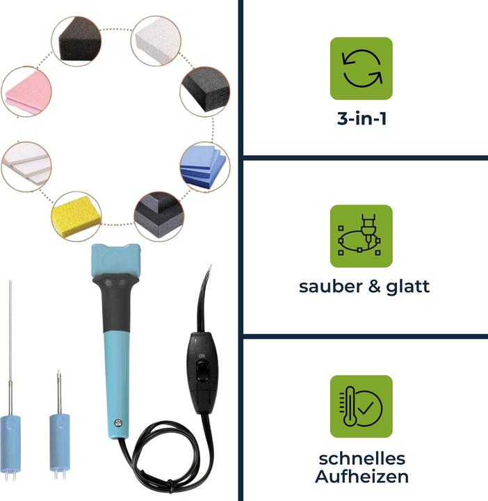 Produktbild Velleman Heissdraht-Schneidgerät 3 in 1