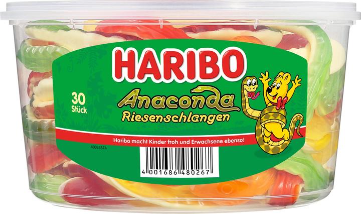 Actual product image Haribo Anaconda Giant snakes (30 pcs., 1200 g)