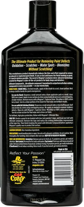 Actual product image Meguiar's Ultimate Compound (450 ml)
