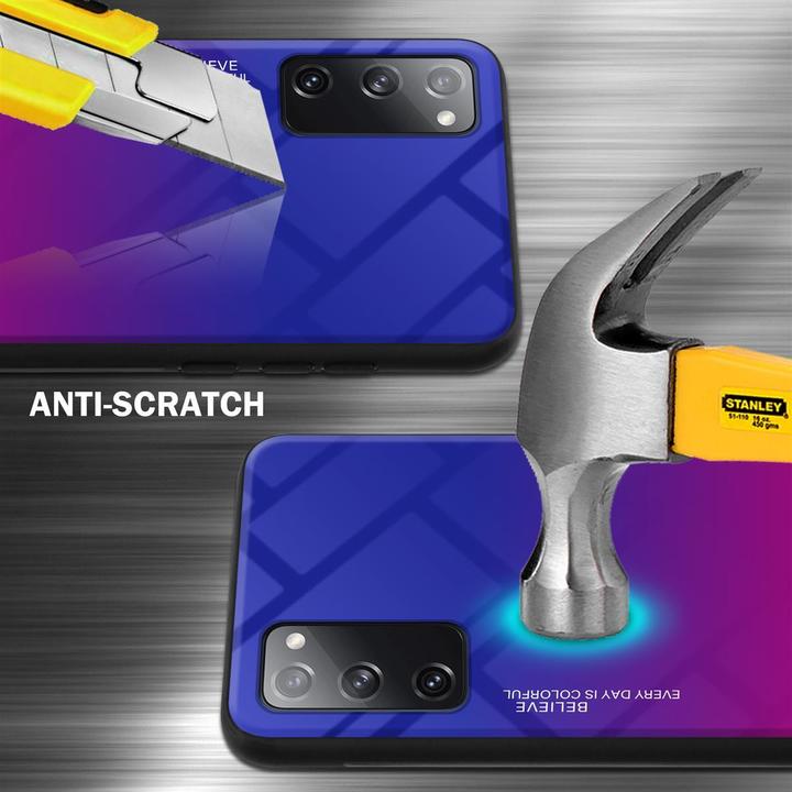 Produktbild Cadorabo TPU 2 Farben Glas Cover (Samsung Galaxy S20 FE)