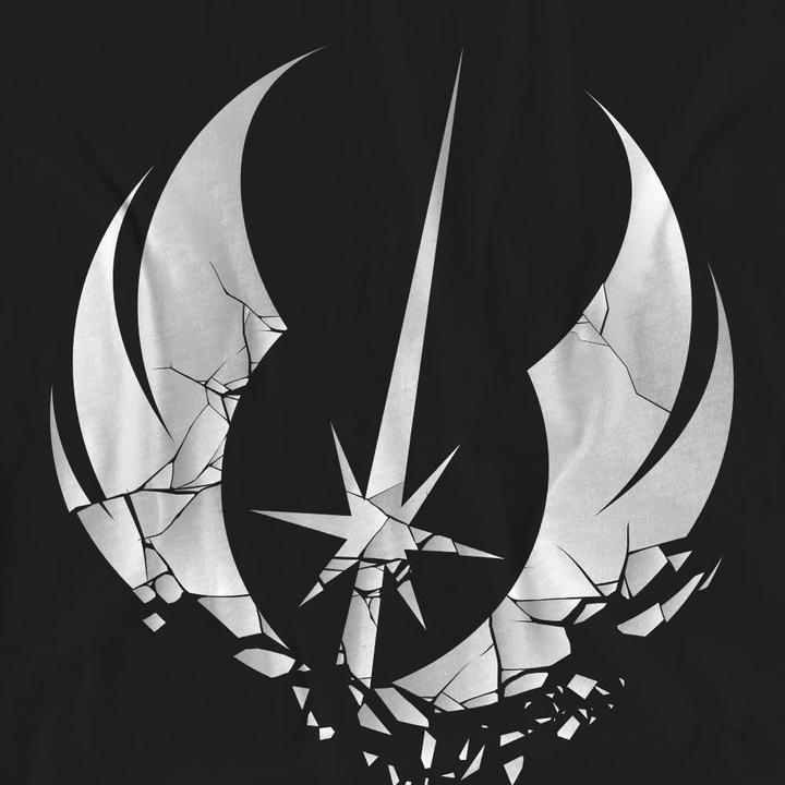 Actual product image Star Wars Unisex Adult Jedi Obi Wan Kenobi Shattered T-Shirt (S)