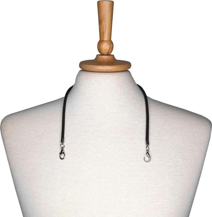 Produktbild Roost Maskenhalter Kordel 1 Stk. 301930014 Schwarz (Maskenhalter)