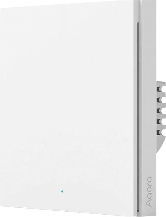 Actual product image Xiaomi Smart Wall Switch H1 White No Neutral, Single Rocker (Zigbee)