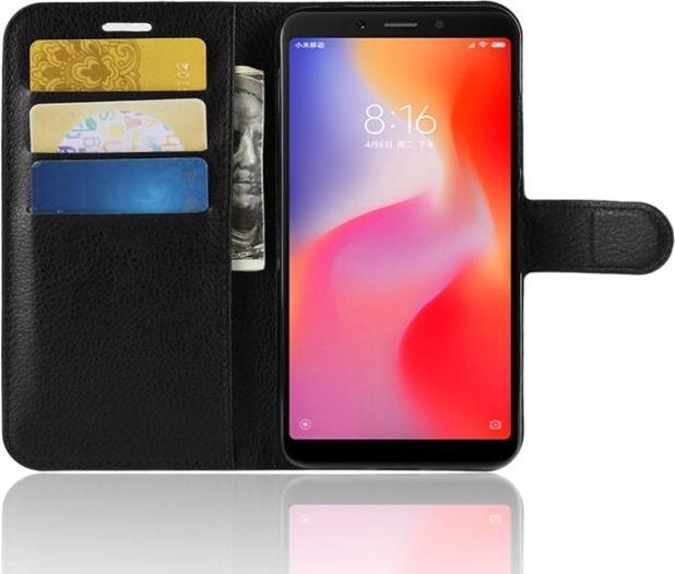 Produktbild MU Classic Litchi Leder Bookcover Series (Xiaomi Redmi 6)
