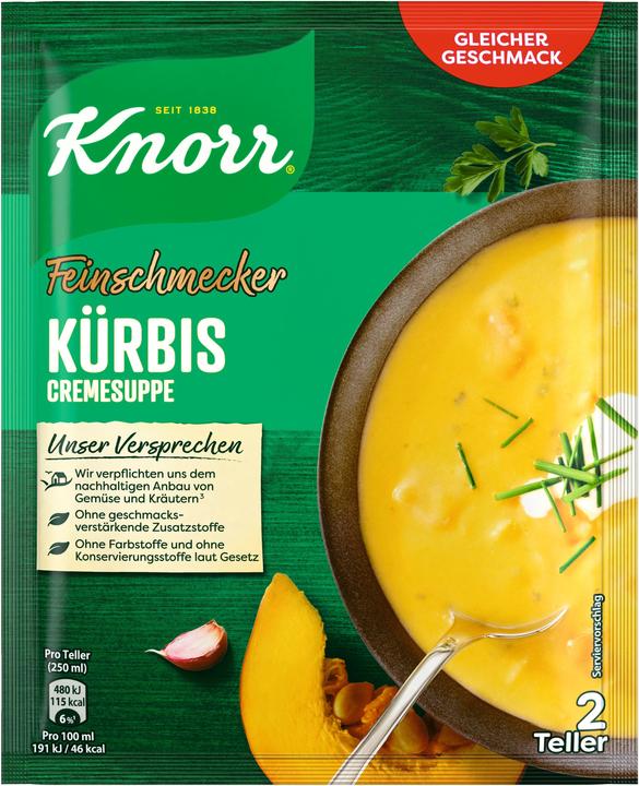 Produktbild Knorr Feinschmecker Kürbis Suppe ergibt 500 ml (500 ml)