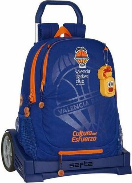 Valencia Basket Club Schulrucksack mit Rädern Evolution Valencia Basket