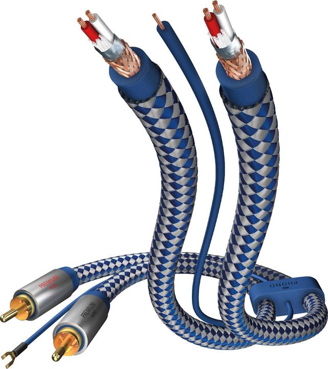 Image du produit Inakustik câble phono premium (2 m, RCA)