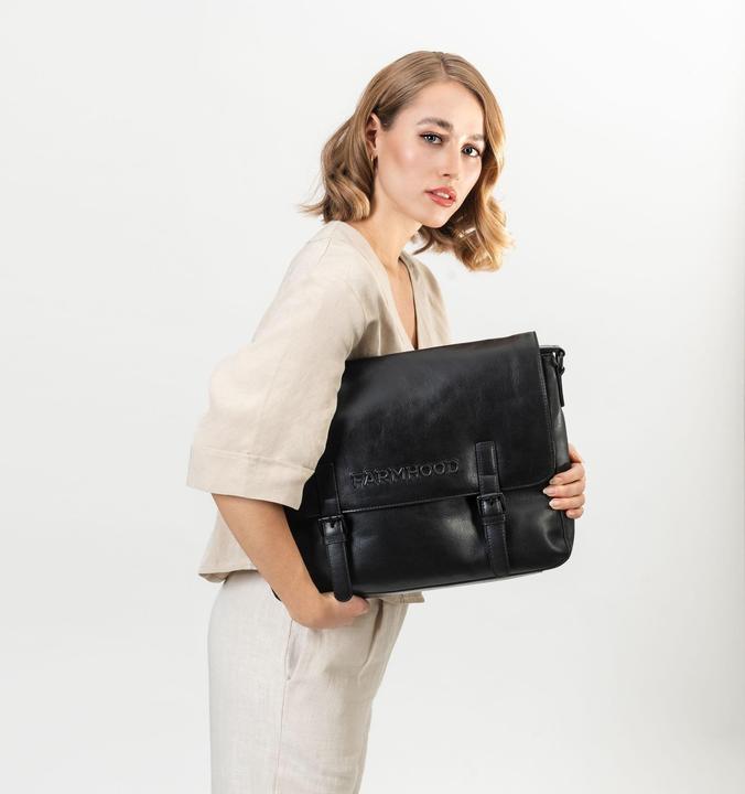Produktbild Farmhood Memphis Aktentaschen Messenger Leder 38 cm Laptopfach