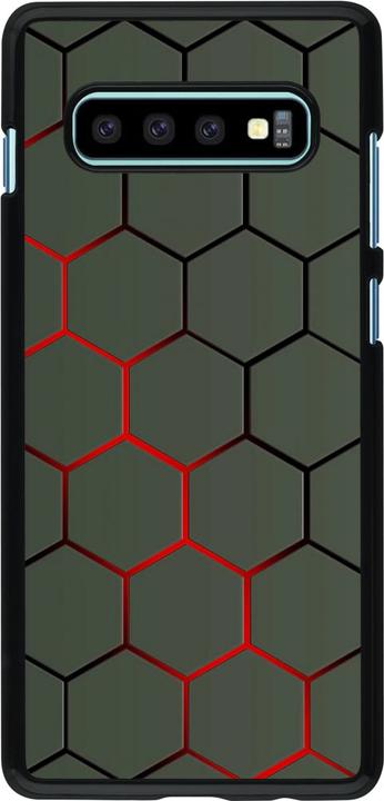 Image du produit PhoneLook Coque Geometric Line red (Samsung Galaxy S10+)