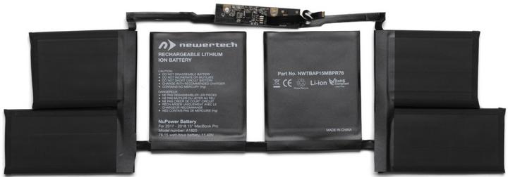 Produktbild Newertech 76W NuPower Batterie für MBP15 (2016-2017) (6667 mAh)