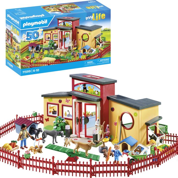 Actual product image Playmobil 71599 Animal hotel 'Pfötchen' (71599, Playmobil My Life)