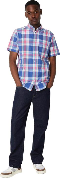 Image du produit Universal Textiles Mens Large Check Short-Sleeve Summer Shirt (Chemise d'été à manches courtes) (XXL)