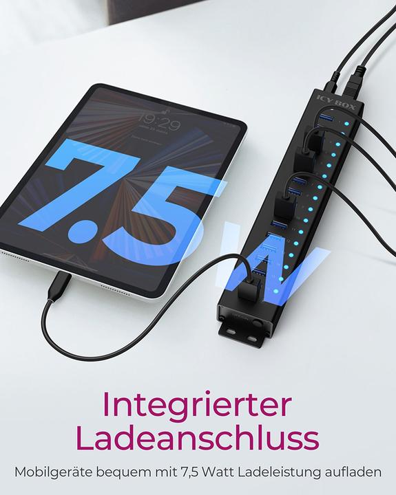 Produktbild Icy Box IB-HUB1717-U3 (USB-C, 17 Ports)