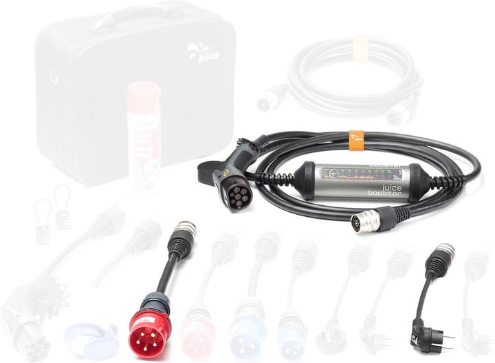 Actual product image Juice Technology Juice Booster 2 EU Basic Set (Type 2, 22 kW, 32 A, CEE32 red, CEE 7/7)
