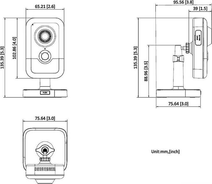 Produktbild Hikvision 4 MP Indoor Audio Fixed Human
