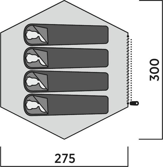 Actual product image Easy Camp Moonlight Spire (5.20 kg, 4 persons)