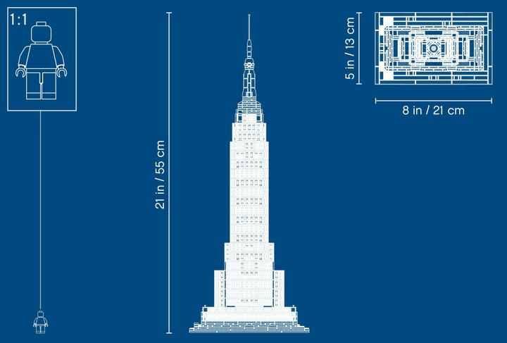 Image du produit LEGO L'Empire State Building (21046, LEGO Architecture)
