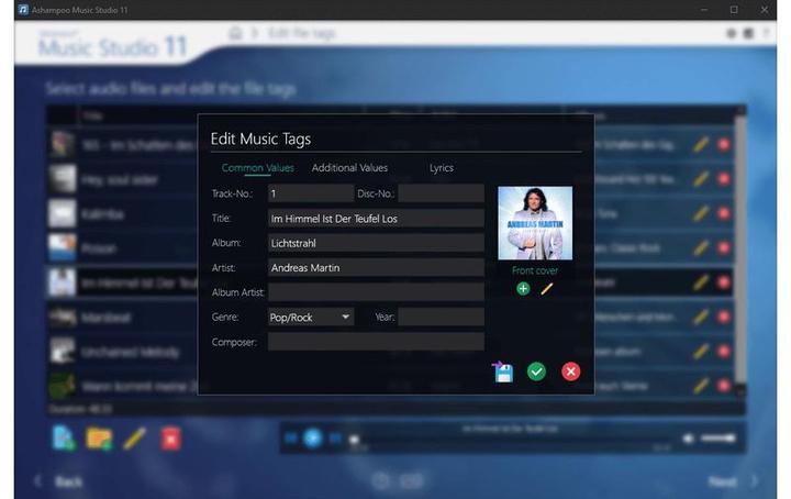 Produktbild Ashampoo Music Studio 11 ESD, Vollversion, 1 PC, Lizenzform: ESD (1 User, unbegrenzt)