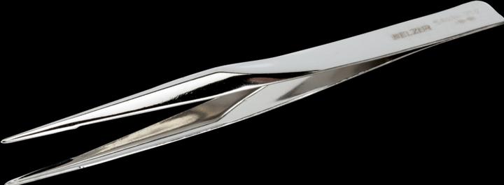 Actual product image Bahco All-purpose tweezers with polished serrated tips, BB-Ni, 112 mm