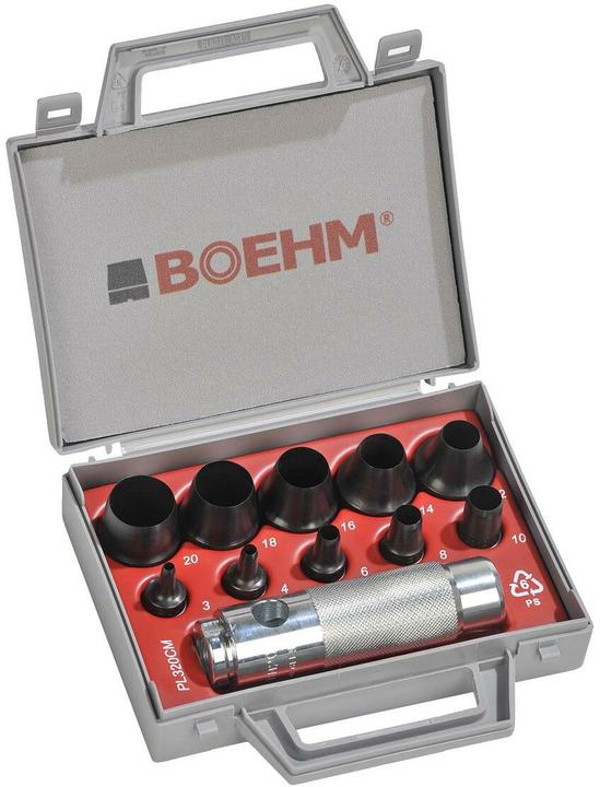 Boehm Ring punching tool set complete in container