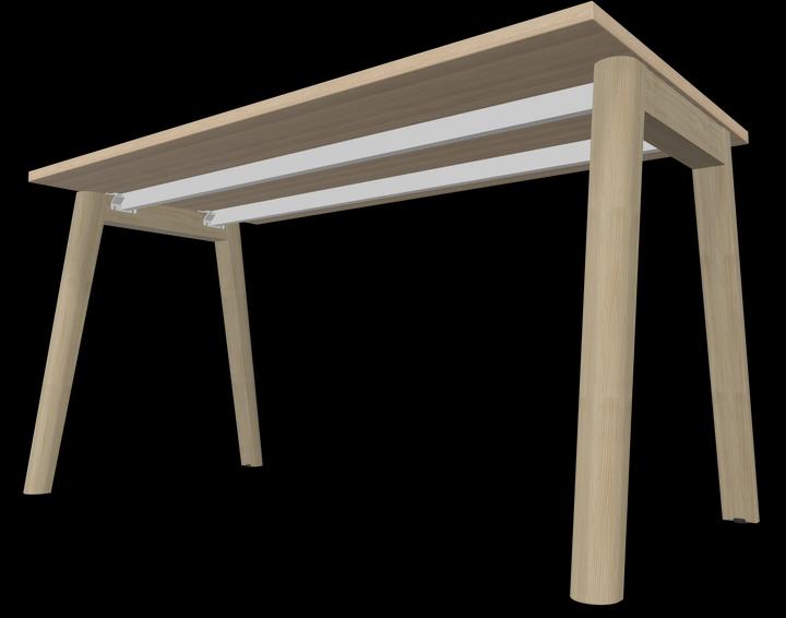 Actual product image Narbutas Nova Wood desk (1400 x 700 x 740 mm)
