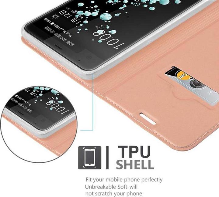 Actual product image Cadorabo Book Classy Style Cover (HTC U Ultra)