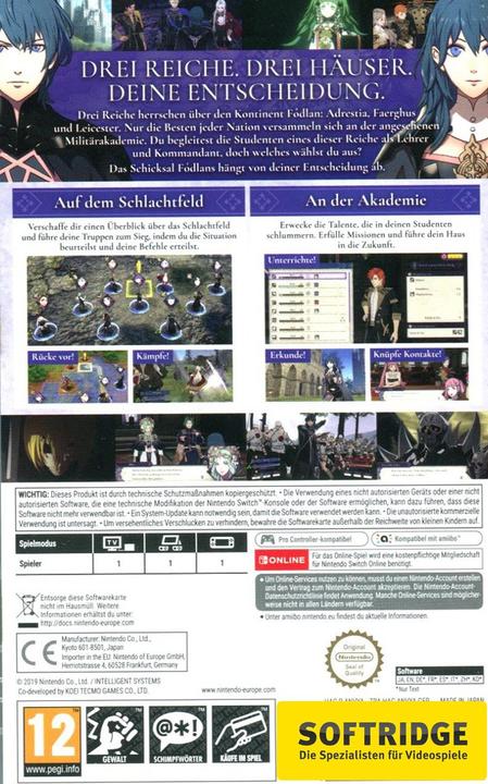 Image du produit Nintendo Fire Emblem Three Houses (Switch, EN)