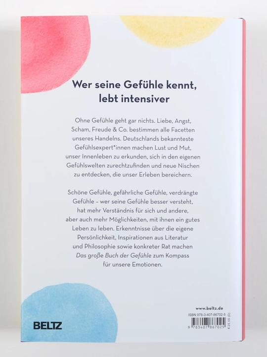 Actual product image Das grosse Buch der Gefühle (German, Gabriele Frick-Baer, Udo Baer, 2022)