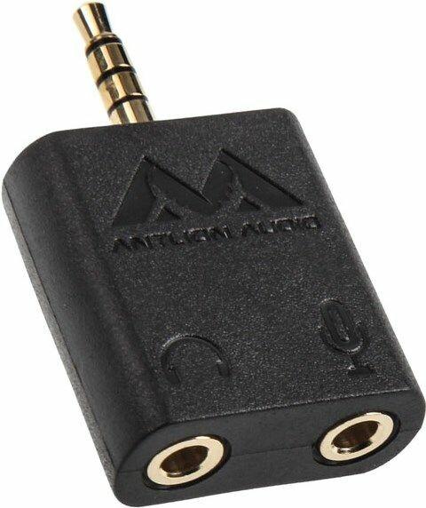 Image du produit Antlion Adaptateur AV jack audio 3,5 mm - jack 3,5 mm x 2 noir (GDL-0427)