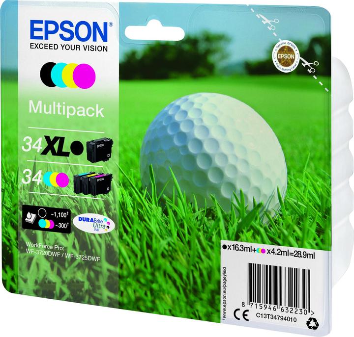 Produktbild Epson 34XL (CMYK)