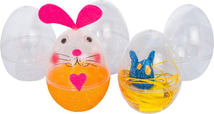 Actual product image Colorations Fillable egg transparent, set of 12 (12 x, 6.5 x 8 cm)