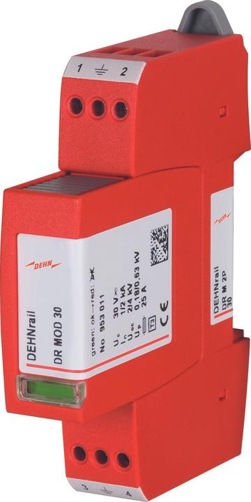 Actual product image Dehn 953201 overvoltage discharger dr-m-2p-30