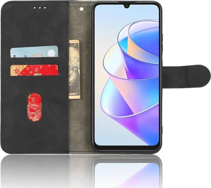 Actual product image Cover-Discount Honor X7a - Leather case cover black (Honor X7a)