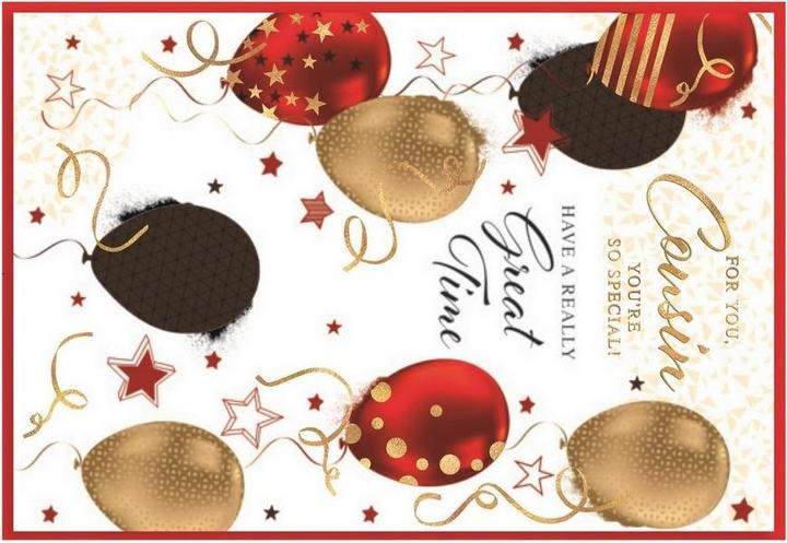 Image du produit Simon Elvin - Carte de voeux COUSIN HAVE A GREAT TIME (6 pcs)