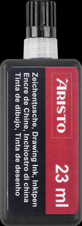 Aristo Ink for mg1 black 23ml plastic bottle (Marker Refill Ink, Black)
