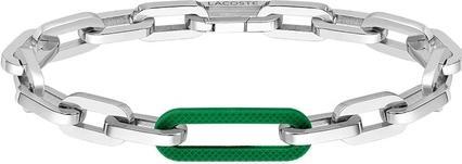 Produktbild Lacoste Original steel bracelet with silicone link 2040103 (Edelstahl)