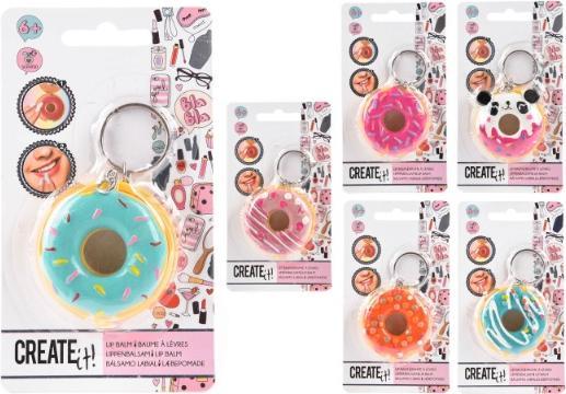 Produktbild Create It! Schaffe es. Schlüsselanhänger Donut mit Lippenbalsam